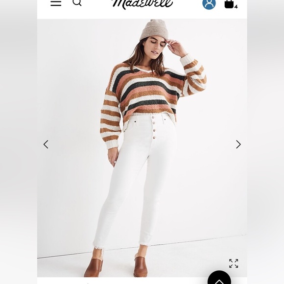 Madewell 10” High-Rise Skinny Crop: Front Button Edition - Picture 12 of 14